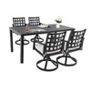 Modern Classic Outdoor Patio Dining Set, Rectangular Table & Dining Chairs, Rust Free, Weather Resistant Modern Classic Outdoor Patio Dining Set, Rectangular Table & Dining Chairs, Rust Free, Weather Resistant