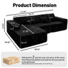 Modern Cloud Sectional Sofa With L-Shape Chaise Modern Cloud Sectional Sofa With L-Shape Chaise