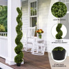 Artificial Outdoor UV Resistant Plastic Boxwood Topiary Spiral Tree Artificial Outdoor UV Resistant Plastic Boxwood Topiary Spiral Tree