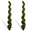 Artificial Outdoor UV Resistant Plastic Boxwood Topiary Spiral Tree