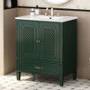 Bathroom Vanity With Sink, Soft Closing Door, Multi Functional Storage