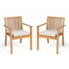 Patio Dining Chair, Comfortable Waterproof Seating (Set of 2)