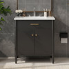 Bathroom Vanity With Sink, Soft Close Doors And Adjustable Shelf