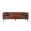 Contemporary 3 Seater Sofa With Tufted Design
