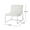 Wilmouth - Roll Occasional Chair - White