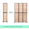 Rustic 3 Panel Room Dividers And Folding Privacy Screen