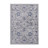 Marfi - 8' X 10' Oriental Area Rug - Blue / Silver