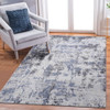 Payas - 6' X 9' Abstract Area Rug - Gray / Denim