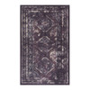 Maval - 8' X 10' Washable Area Rug - Black / Burgundy