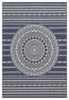 Sunshine - 5'3" X 7'3" Indoor, Outdoor Area Rug - Blue - Polypropylene