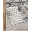 Geometrix - 5'3" X 7'3" Area Rug & Geometric, 3D Effect - Ivory / Gray