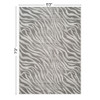 Geometrix - 5'3" X 7'3" Area Rug Geometric & 3D Effect - Ivory / Gray