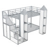 Castle Shaped Bunk Bed With Wardrobe And Storage