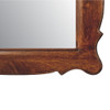 Oblong Mirror Frame - Brown