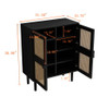 4 Door Storage Cabinet With 8 Shelves