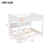 Bunk Bed With Storage Cabinets And USB Ports