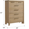 6 Drawer Chest - Tan