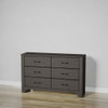 6 Drawer Dresser - Brown