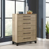6 Drawer Chest With Smooth Glides - Brown