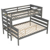 Detachable Design Bunk Bed With Ladder