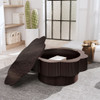Modern Plum Blossom Shaped Coffee Table With Storage