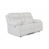 Blanche - Console Reclining Loveseat With LED Lights