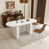 Oval Dining Table - White