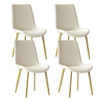 Modern Dining Chairs Ergonomic Design For Kitchen (Set of 4)