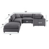Cassandra - Sofa With Ottoman