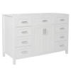 Bathroom Vanity Cabinet Only With 2 Soft Close Doors And 8 Drawers