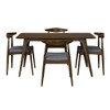Retro Elegant 5 Piece Dining Set