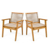 Outdoor Rope Dining Chair (Set of 2)