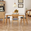 5 Piece Dining Set With Table And Upholstered Chairs