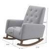 Demetrius - Solid Wood Rocking Chair