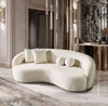 Drake - Japandi Style Curvy Boucle Sofa