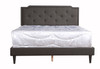 Button Tufted Bed Charming For Cozy Spaces