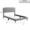 Button Tufted Bed Charming For Cozy Spaces