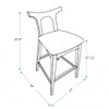 Hester - Upholstered, Square Bar Chair (Set of 2)