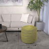 River - Handcrafted Cylindrical Pouf Water Resistant Fabric