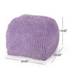 Spongy Microfiber Square Pouf Soft Seating