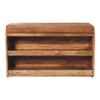 Buffalo - Hide Pull Out Shoe Storage Bench