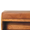 Buffalo - Hide Pull Out Shoe Storage Bench