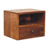 Solis - 1 Drawer Wall Mounted Nightstand