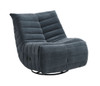 Talmon - Chenille Glider Recliner With Swivel