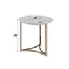Aziz - Sintered Stone Top Round Coffee Table