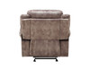 Zubaida - Two Tone Velvet Glider Recliner