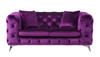 Atronia - Velvet Loveseat