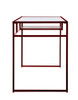 Yasin - Glass Top Writing Desk