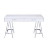 Coleen - High Gloss Writing Desk With USB