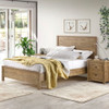 Albany - Bed Frame With Headboard, Heavy Duty Modern Rustic Design